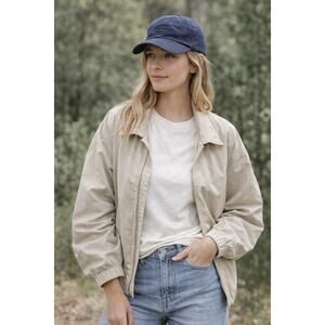 VTG Patagonia Made In USA Organic Cotton Navy Blue Logo Ball Cap Adjustable Hat